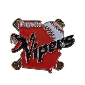 Cooperstown Dreams Park Baseball Trading Pin Fayette Vipers GA Georgia